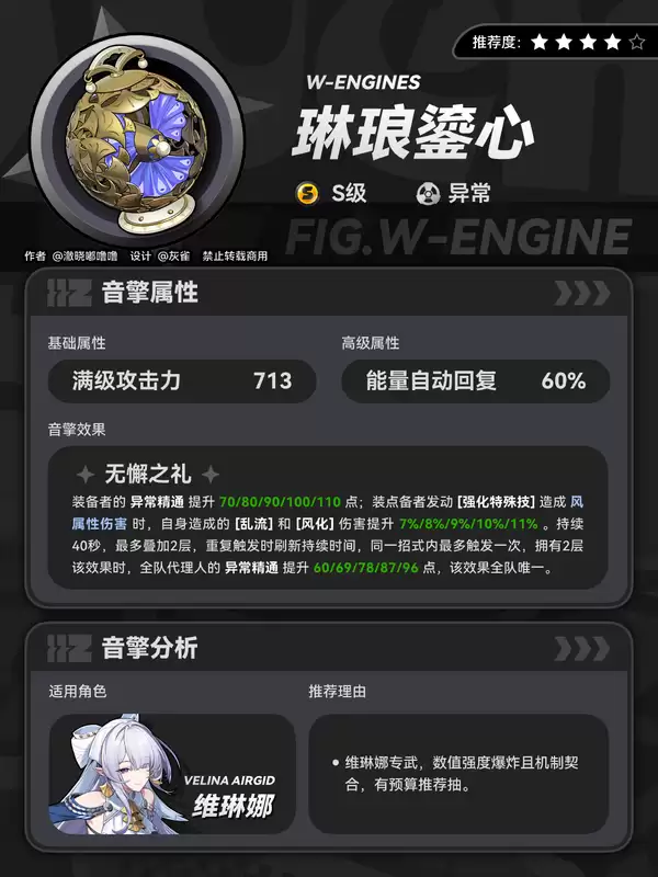 绝区零琳琅鎏心音擎解析