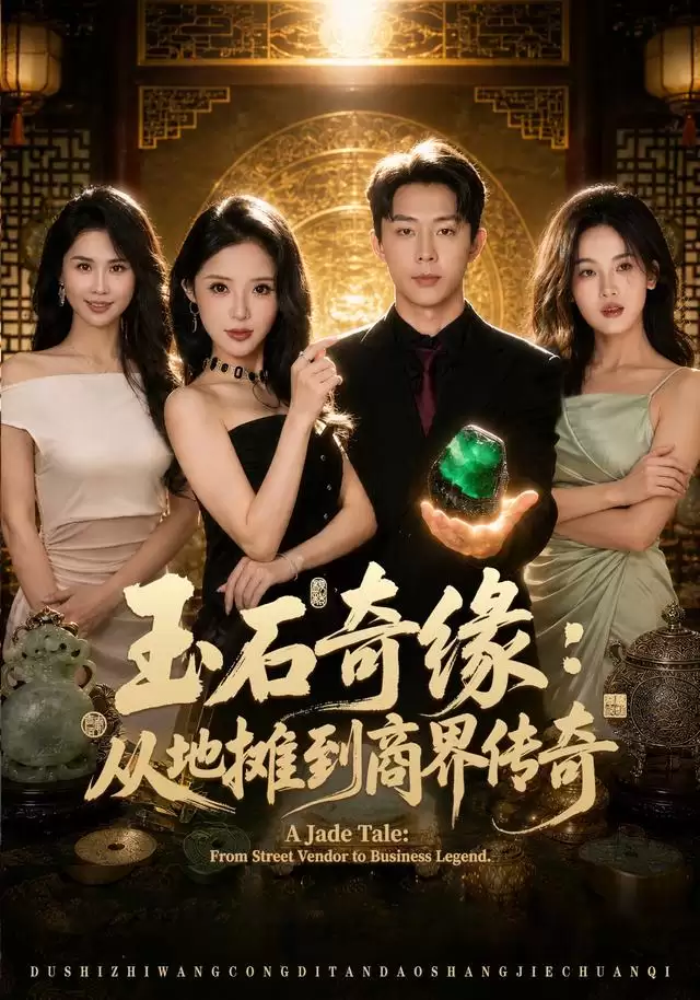 短剧《玉石奇缘：从地摊到商界传奇》剧情介绍
