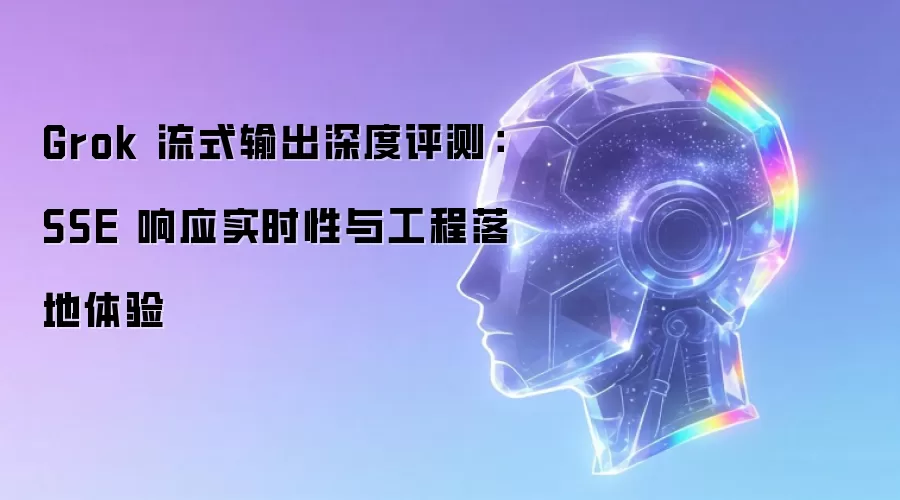 Grok 流式输出深度评测:SSE 响应实时性与工程落地体验