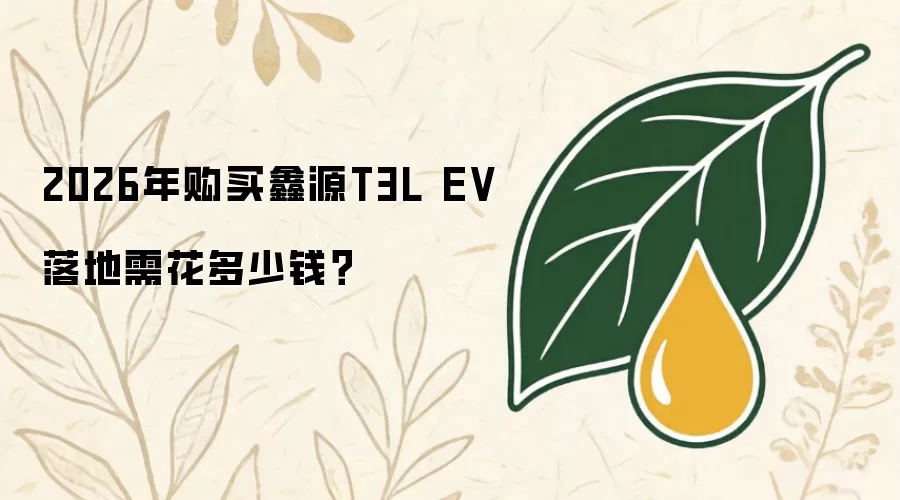 2026年购买鑫源T3L EV落地需花多少钱