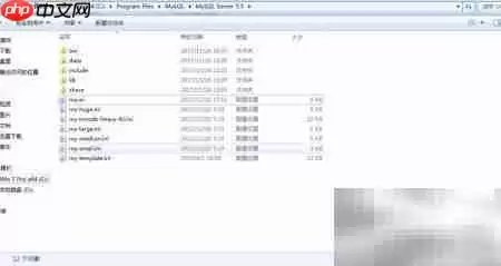 MySQL目录结构及my.ini解析