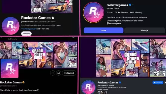 GTA6预购6月25日开启：全新紫粉霓虹视觉官宣：发售节