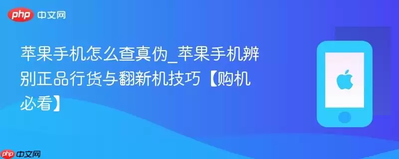 苹果手机如何查真伪_苹果手机辨别正品行货与翻新机技巧【购机必看】