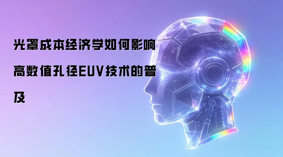 光罩成本经济学怎样影响高数值孔径EUV技术的普及