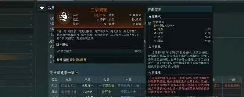 太吾绘卷：天幕心帷武当派玩法攻略-武当派全能流派详解