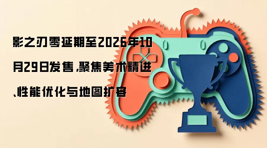 影之刃零延期至2026年10月29日发售,聚焦美术精进、性能优化与地图扩容