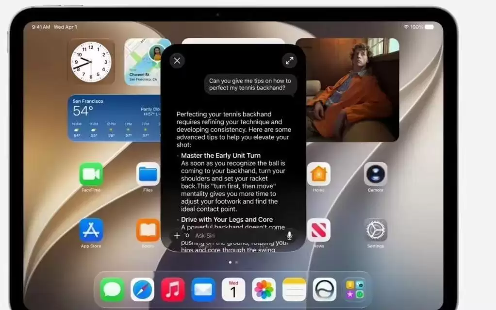 苹果iPadOS 27搭载全新Siri AI界面美化再升级