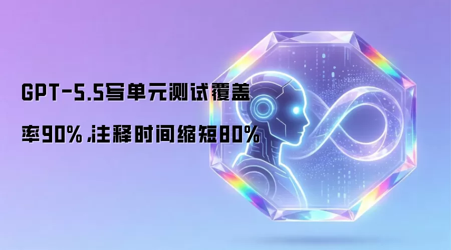 GPT-5.5写单元测试覆盖率90%，注释时间缩短80%