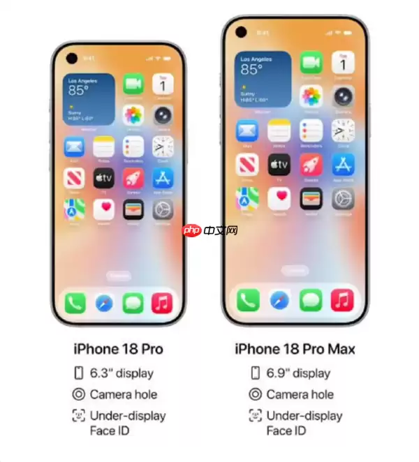 果粉情何以堪！苹果计划对iPhone 18外形大调整：弃药丸状挖孔 改用左上角单打孔