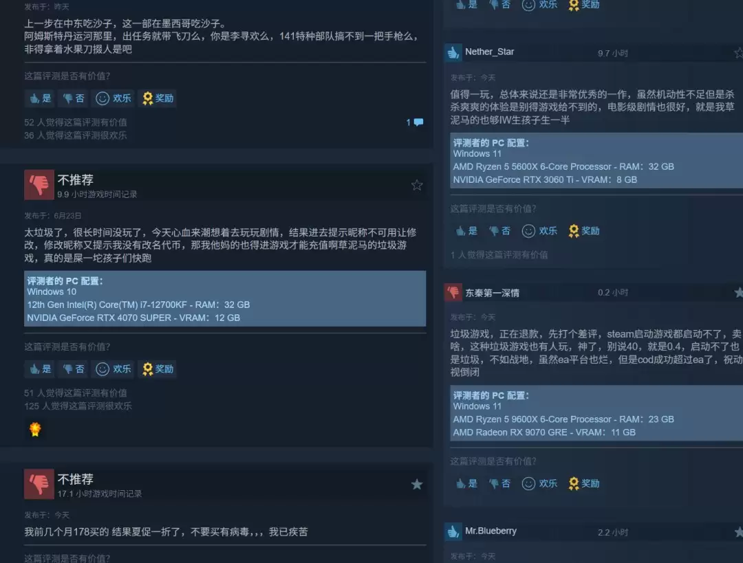 《使命召唤：现代战争2》新史低 1折仅售44元
