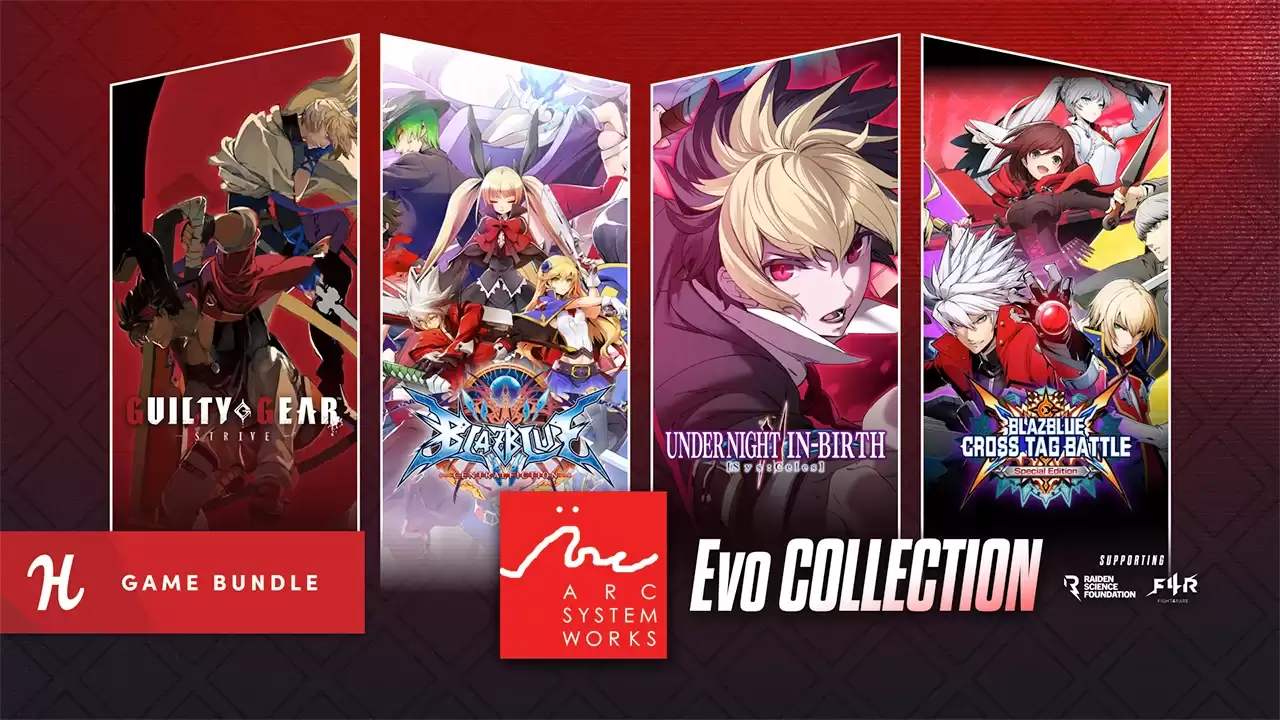 Arc System Works 推出 Evo 系列 Humble Bundle 包含 罪恶装备-奋战- 等作 并助力 Raiden 科学基金会。