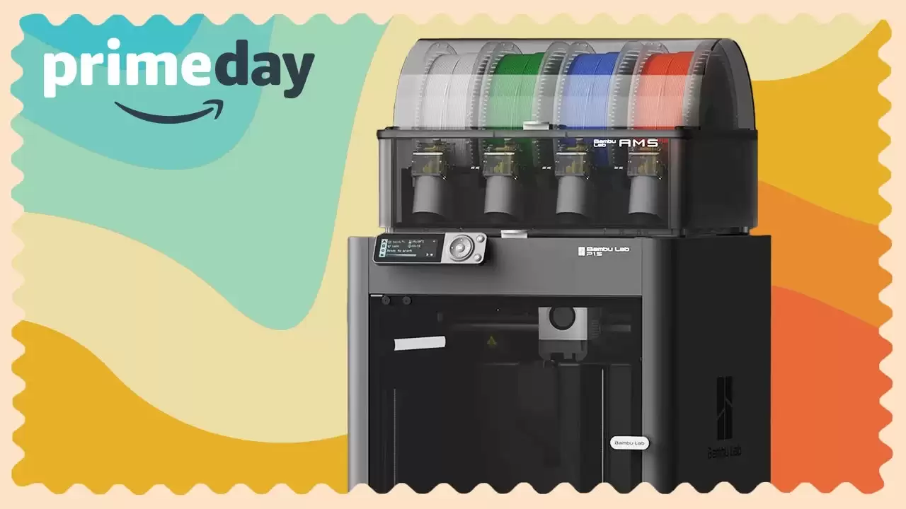 广受赞誉的拓竹 Bambu Lab P1S Combo 多色 3D 打印机 Prime Day 降至 499.99 美元