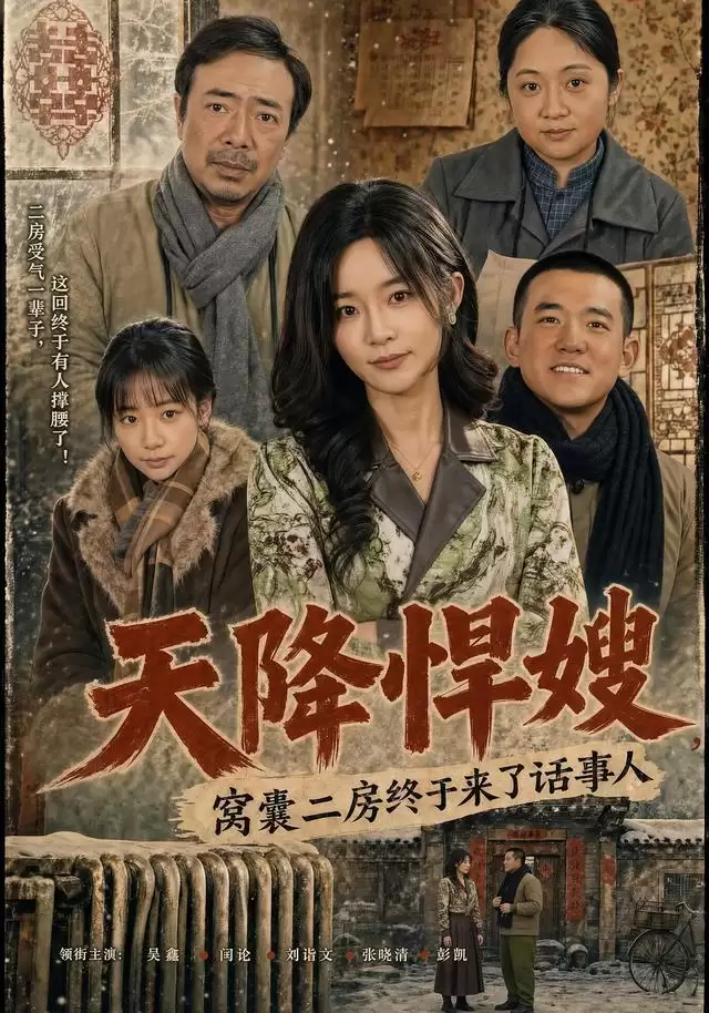 短剧《天降悍嫂，窝囊二房终于来了话事人》剧情介绍