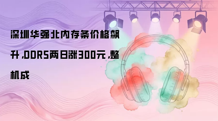 深圳华强北内存条价格飙升，DDR5两日涨300元，整机成