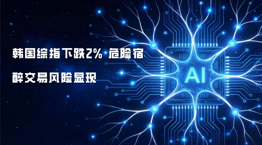 韩国综指下跌2% 危险宿醉交易风险显现
