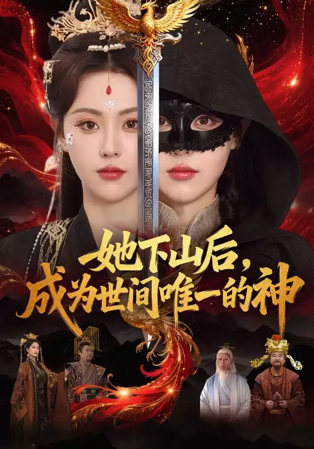 短剧《她下山后：成为世间唯一的神》剧情介绍