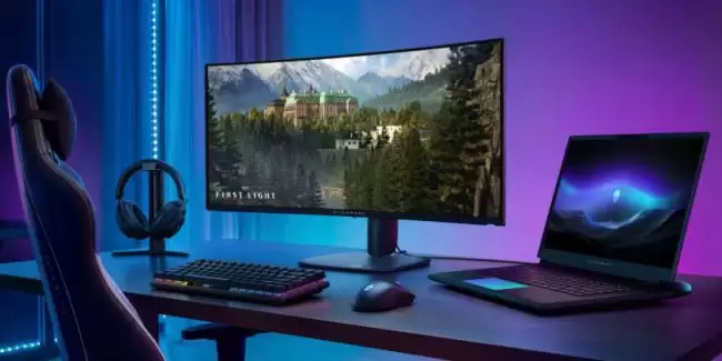 戴尔外星人推出 AW3426DW 曲面显示器 34 英寸 3440x1440 280Hz 双层 QD-OLED 面板