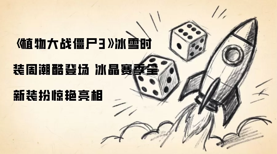 植物大战僵尸3 冰雪时装周潮酷登场 冰晶赛季全新装扮惊艳亮相
