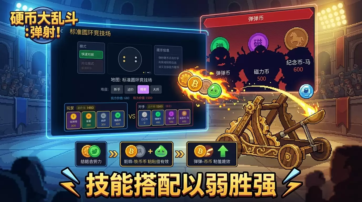 硬币大乱斗：弹射值得玩吗 硬币大乱斗：弹射玩法介绍
