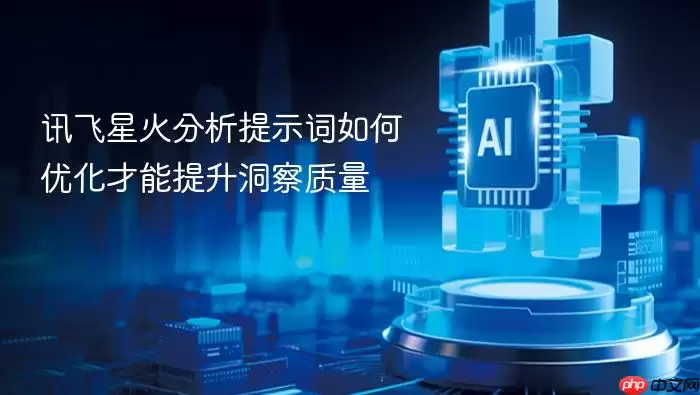 讯飞星火分析提示词怎样改进才能提升洞察质量