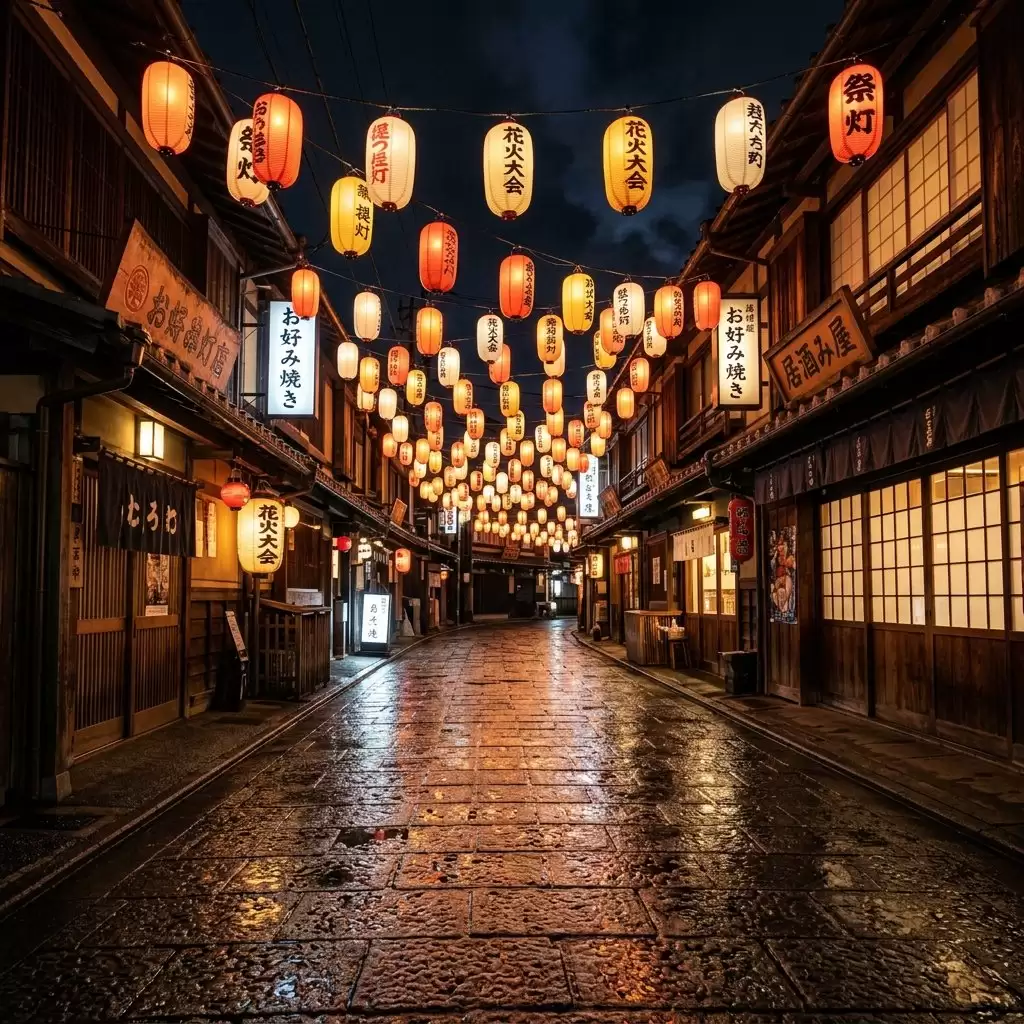灯会夜街