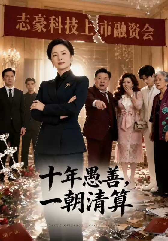短剧《十年愚善，一朝清算》剧情简述