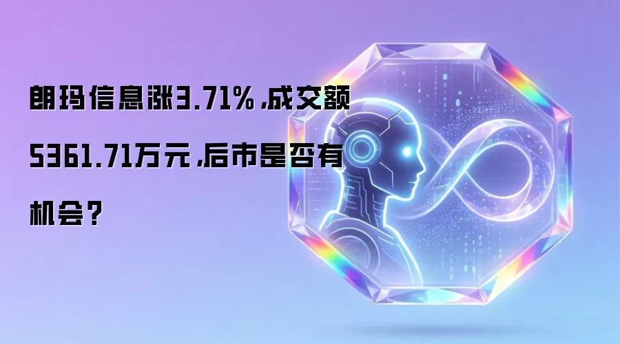 朗玛信息涨3.71%：成交额5361.71万元：后市是否有机会