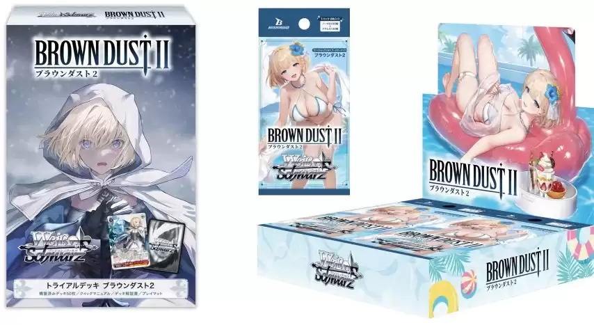 Weiß Schwarz《棕色尘埃2》预构筑卡组与补充包将于7月3日发售