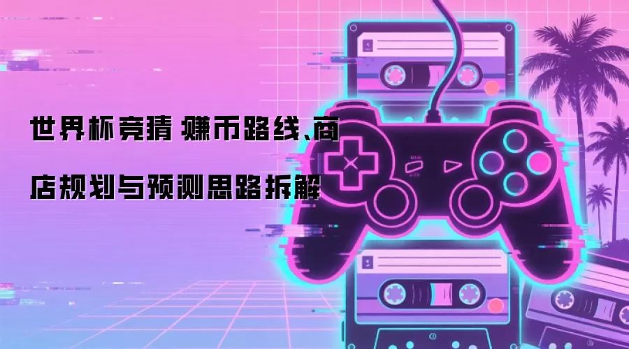 世界杯竞猜：赚币路线、商店规划与预测思路拆解