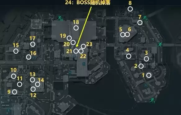《三角洲行动》核电站密钥刷新点详解-全24个位置分布攻略