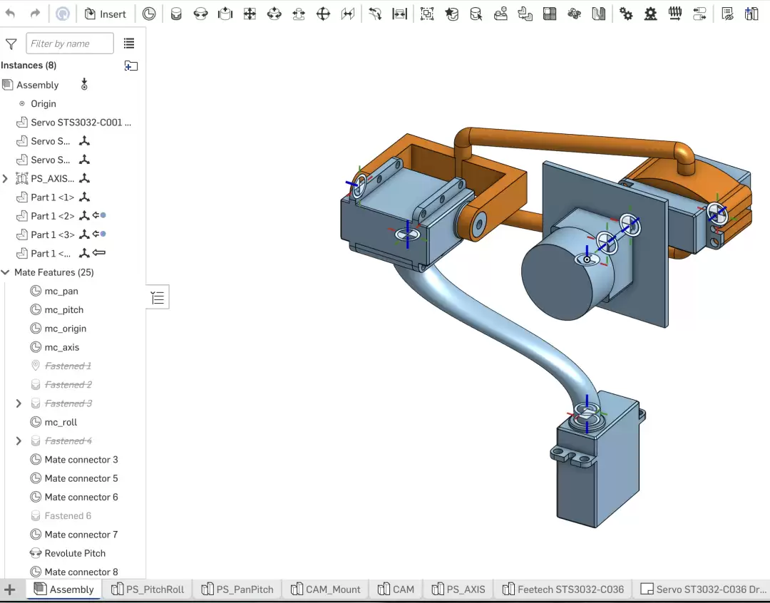 让 AI 真正接入 CAD：一次 Onshape + LLM 的云台工作流实战