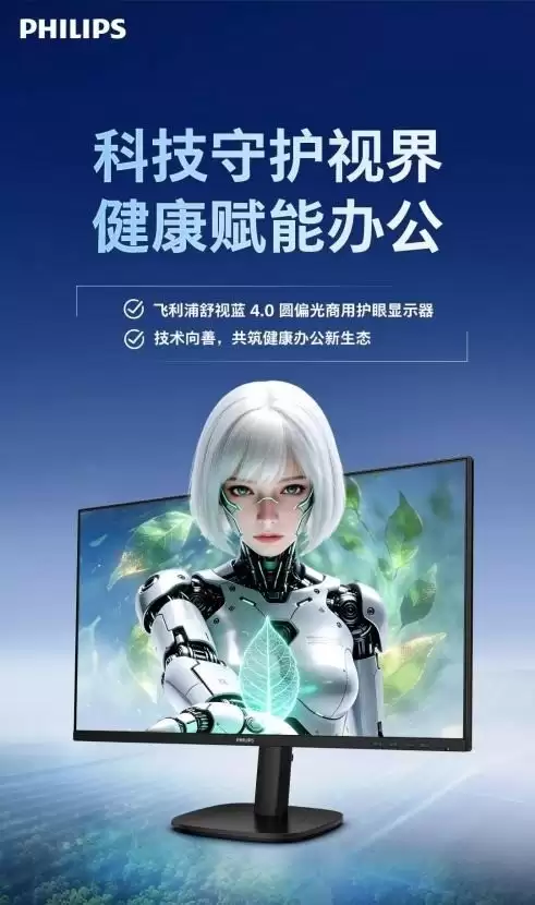 深耕商用护眼赛道:飞利浦显示器商用圆偏光护眼系列交出健康
