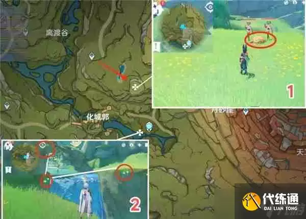 原神劫波莲最佳采集路线详解_劫波莲采集路线