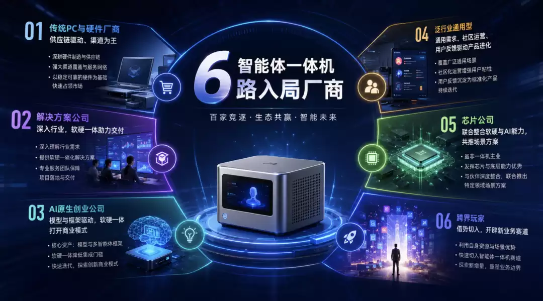 云端token爆发后,端侧算力起步:智能体一体机迎来六路玩家
