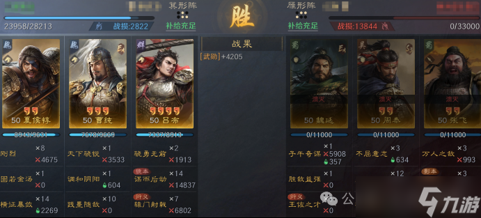 《三谋》S13藏书阁夏侯惇的奇妙冒险，5种战场搭配你用过哪个？