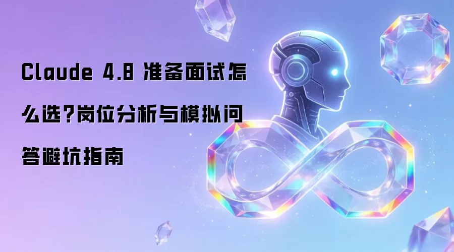 Claude 4.8 准备面试怎么选？岗位分析与模拟问答避坑指南