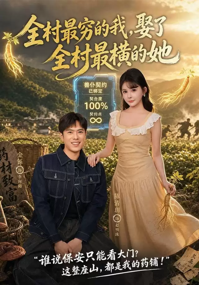 短剧《全村最穷的我：娶了全村最横的她》剧情介绍