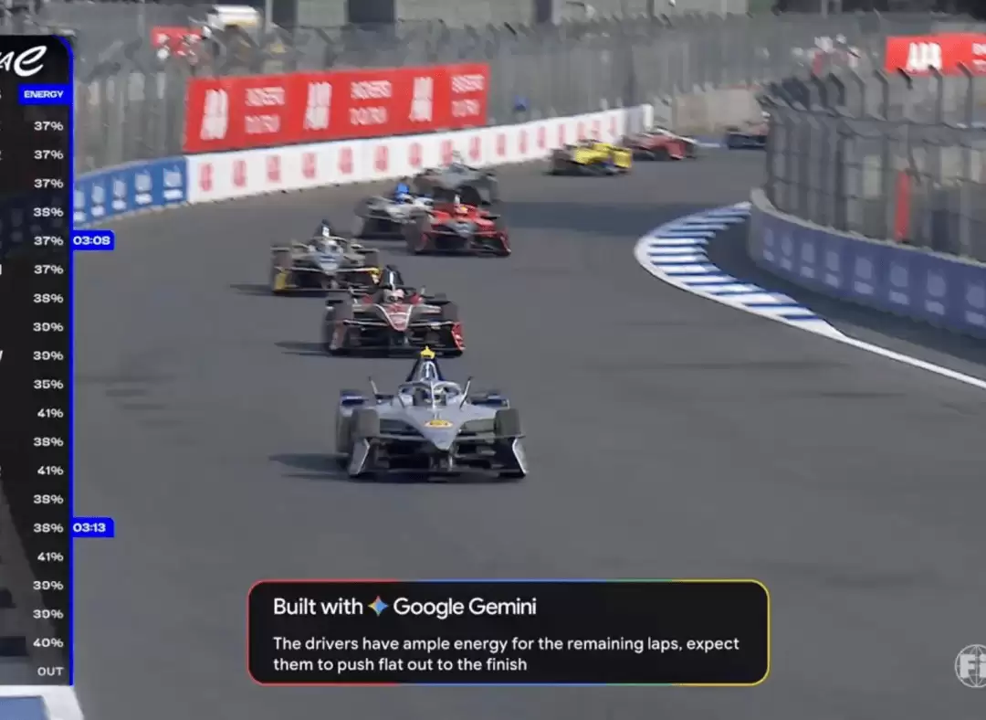 真·QQ 飞车！「电动版 F1」上海开赛:Gemini 在线解说
