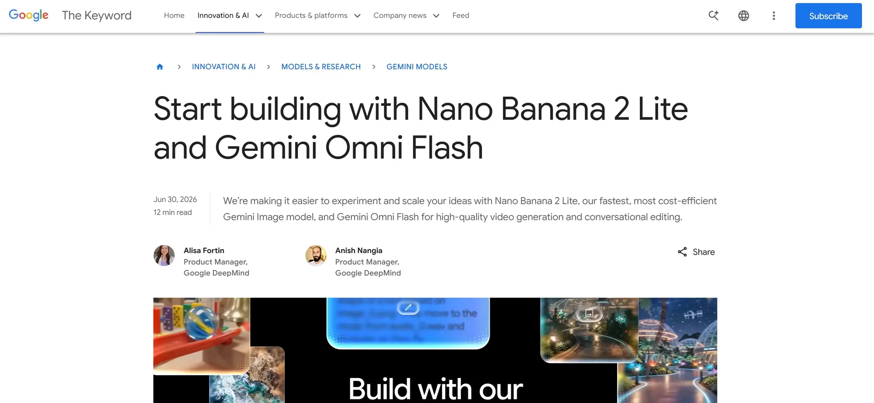 Nano Banana 2 Lite：谷歌DeepMind轻量级AI图像生成模型