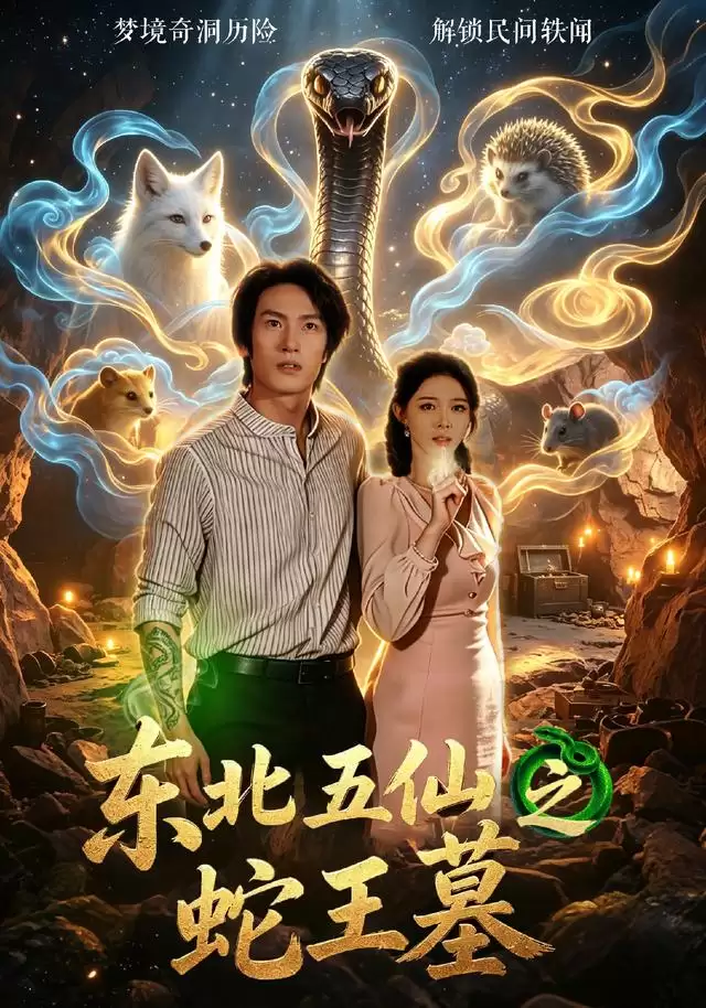短剧《东北五仙之蛇王墓》剧情简介