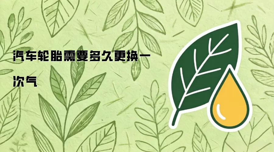 汽车轮胎多久需要更换一次气