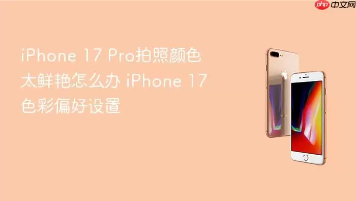 iPhone 17 Pro拍照颜色过于鲜艳怎么办 iPhone 17色彩偏好设置