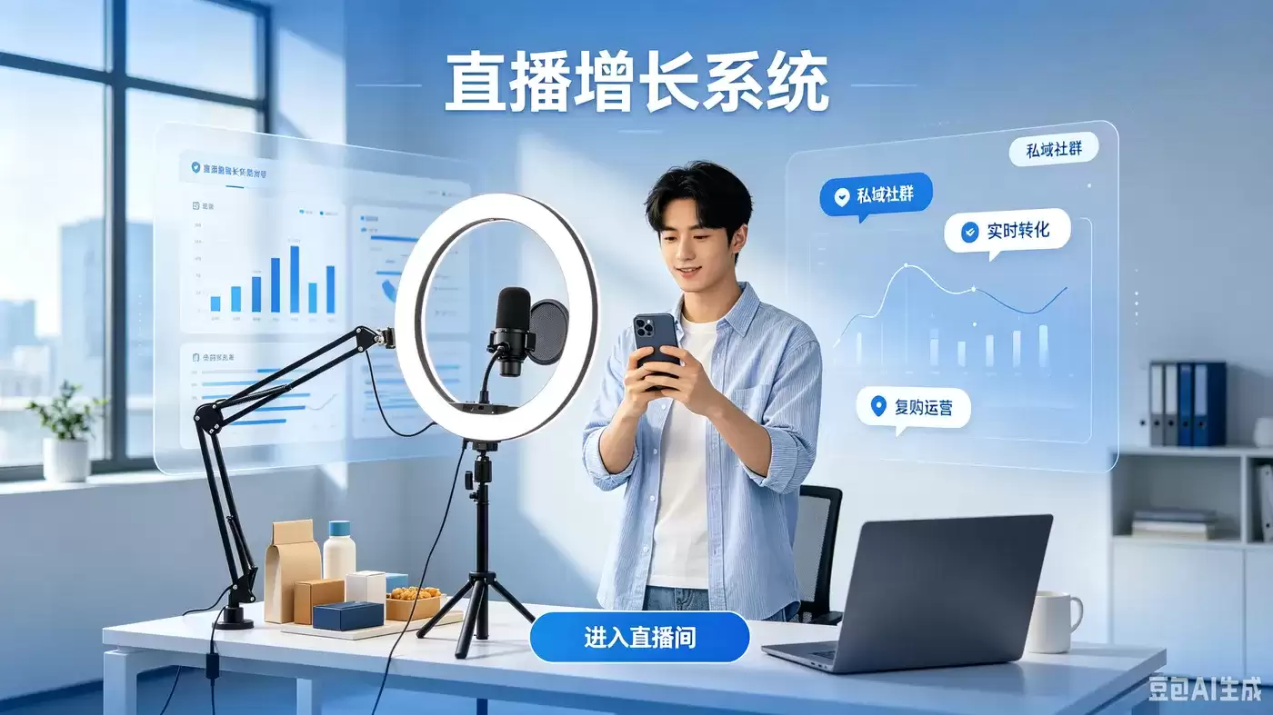 直播+私域系统源码如何实现直播:商城:会员一体化？