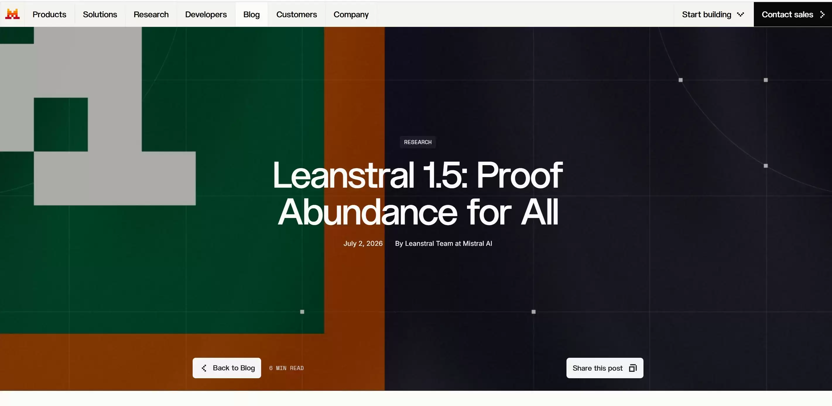 Leanstral 1.5 – Mistral AI推出的Lean 4形式化证明与程序验证模型