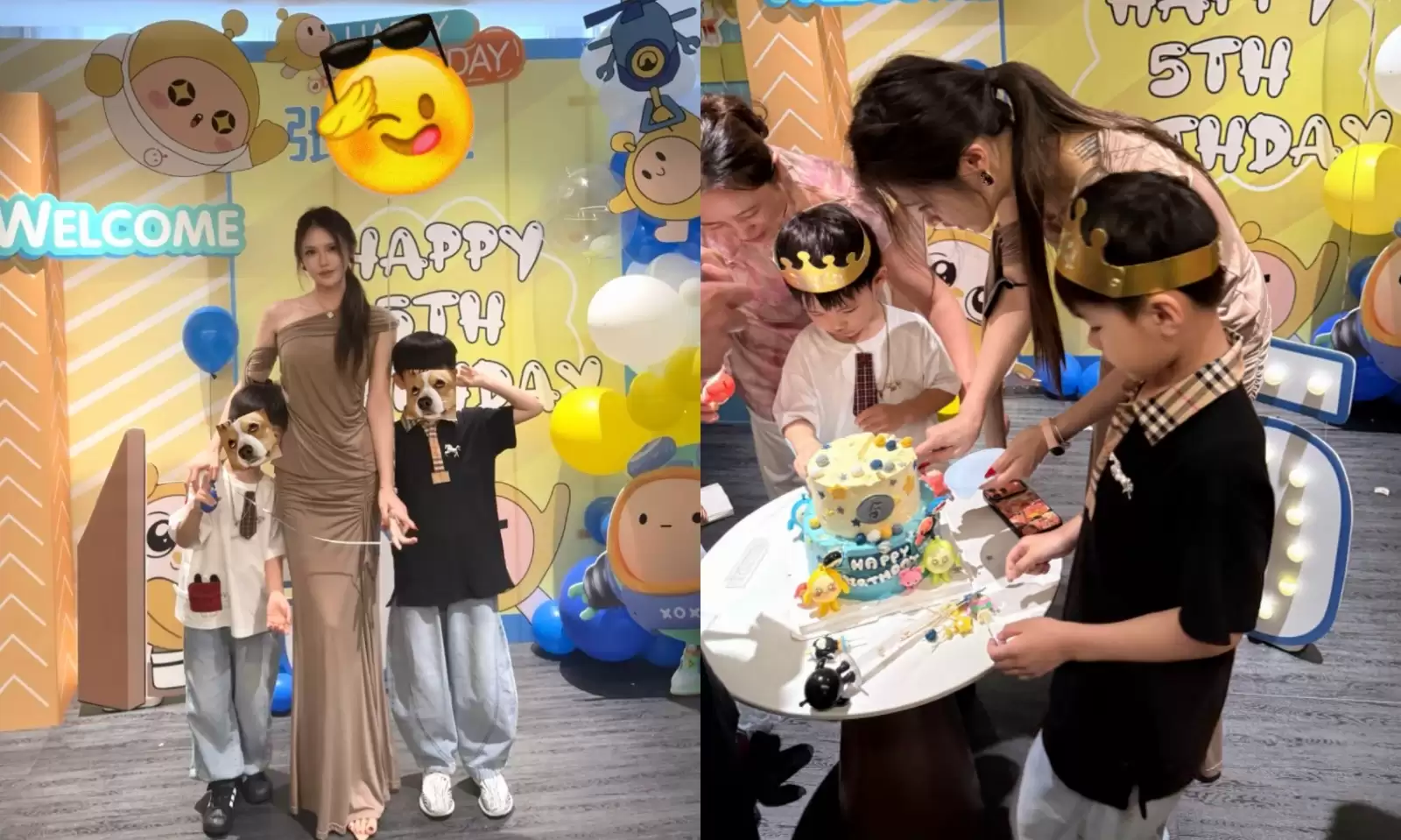 刻意回避？小杨哥儿子5岁生日宴排面拉满：唯独小杨哥不在