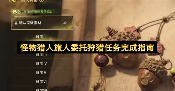 怪物猎人旅人委托狩猎任务完成攻略