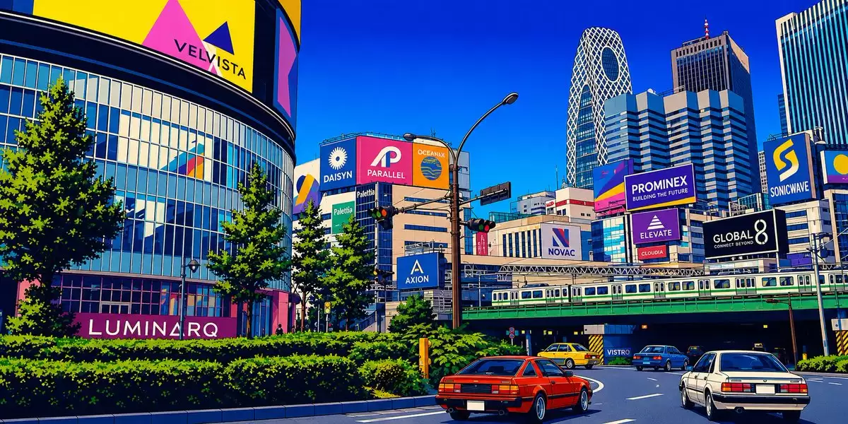 20 世纪 80 年代新宿复古都市景观