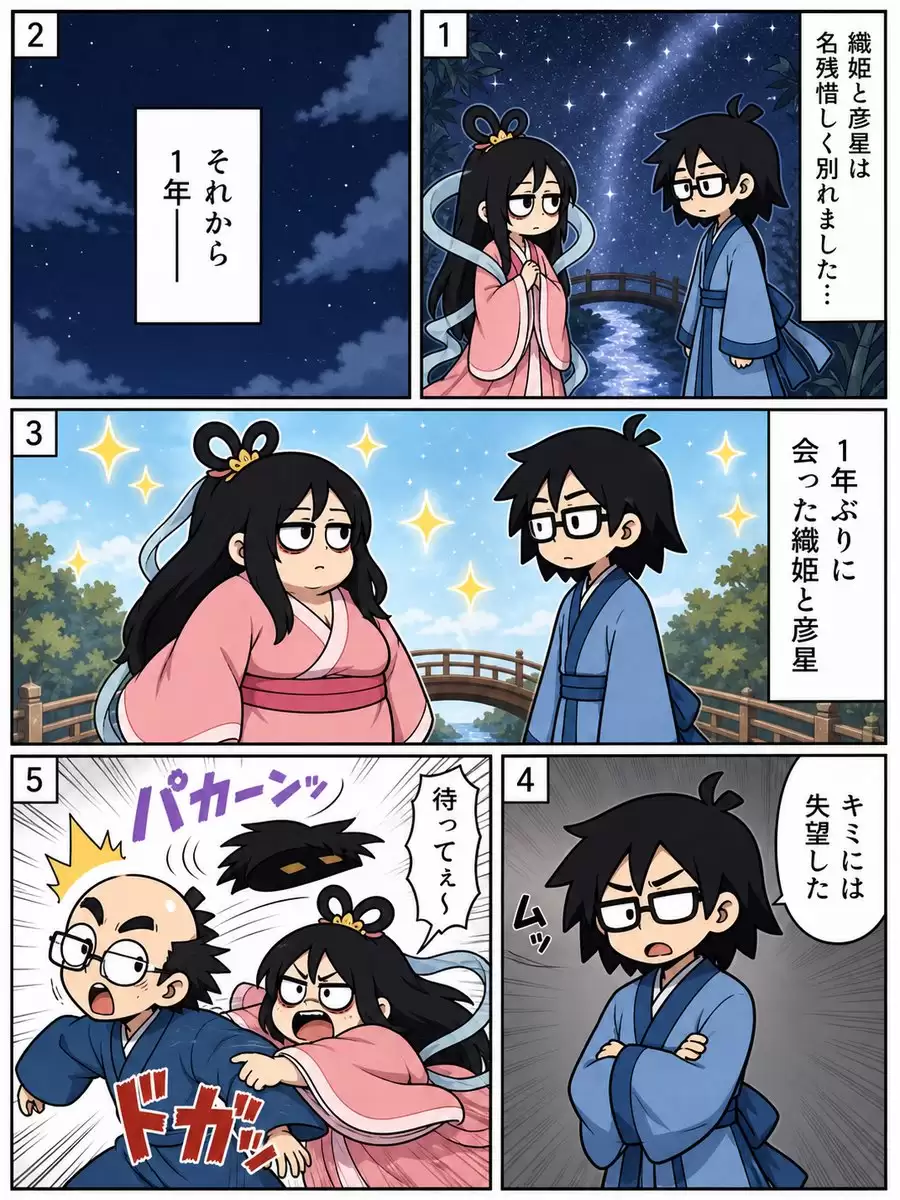 七夕重逢漫画页