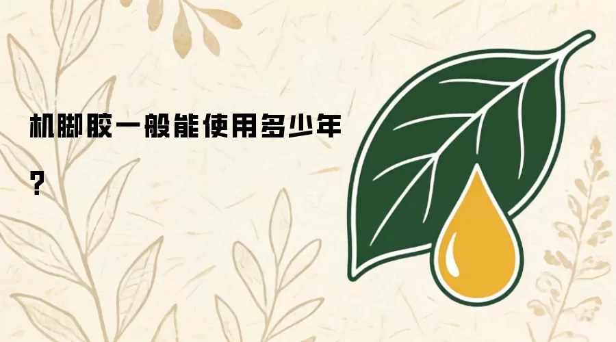 机脚胶一般能用多少年