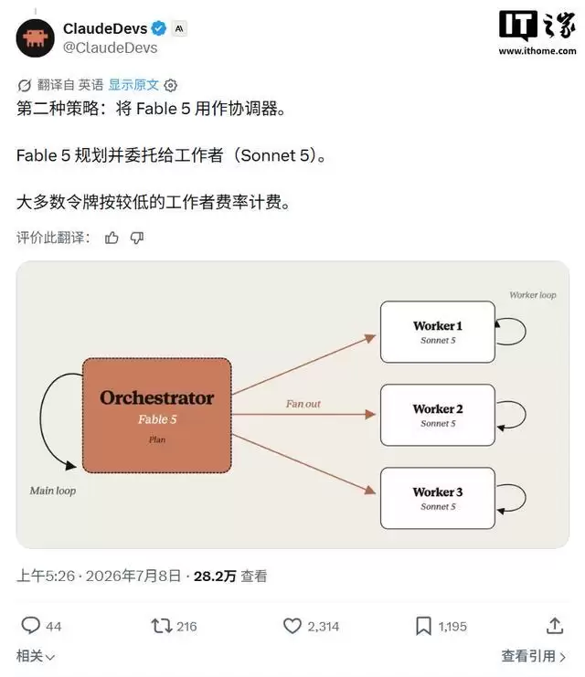官方支招教你省Token：让Claude Fable 5和Sonnet 5搭配干活